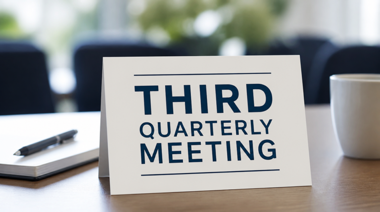 Third Quaterly Meeting